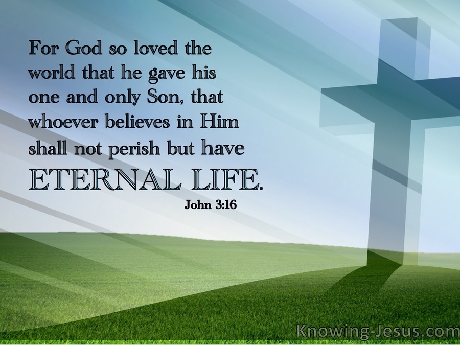 John 3:16 The HEIGHT of God's Superlative Love (green) (devotional)07:09